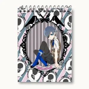 دفتر یادداشت شیل انیمه خادم سیاه Black Butler