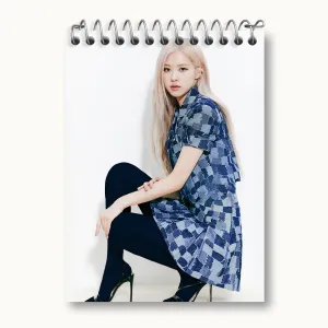 دفتر یادداشت رزی گروه بلک پینک Black Pink