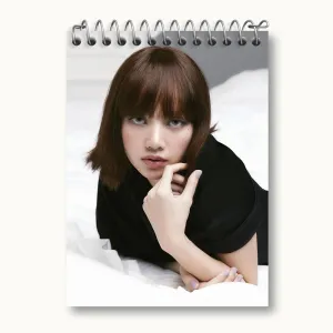 دفتر یادداشت لیسا گروه بلک پینک Black Pink