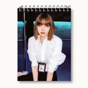 دفتر یادداشت لیسا گروه بلک پینک Black Pink