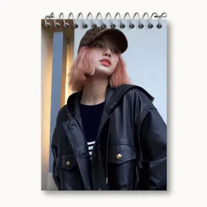 دفتر یادداشت لیسا گروه بلک پینک Black Pink