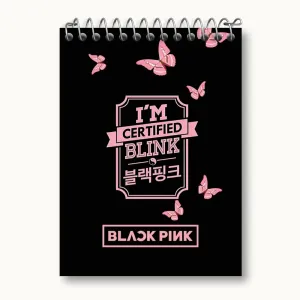 دفتر یادداشت گروه بلک پینک Black Pink