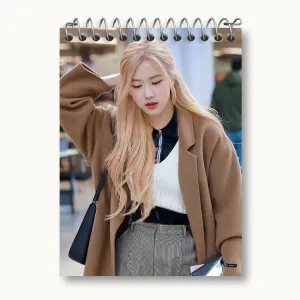 دفتر یادداشت رزی گروه بلک پینک Black Pink