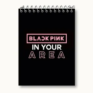 دفتر یادداشت گروه بلک پینک Black Pink