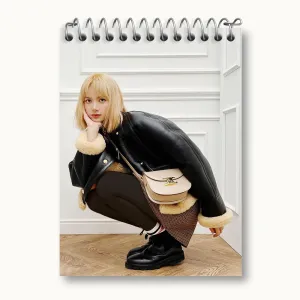 دفتر یادداشت لیسا گروه بلک پینک Black Pink