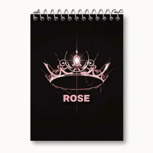 دفتر یادداشت رزی گروه بلک پینک Black Pink