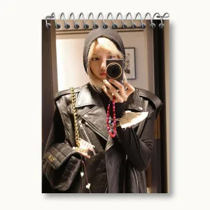 دفتر یادداشت لیسا گروه بلک پینک Black Pink