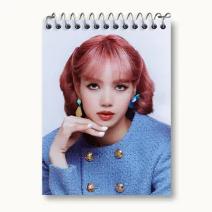 دفتر یادداشت لیسا گروه بلک پینک Black Pink