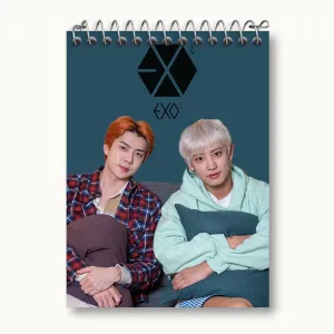 دفتر یادداشت سهون و چانیول گروه اکسو EXO
