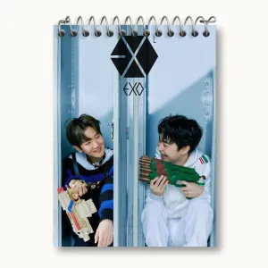 دفتر یادداشت شیومین و بکهیون گروه اکسو EXO
