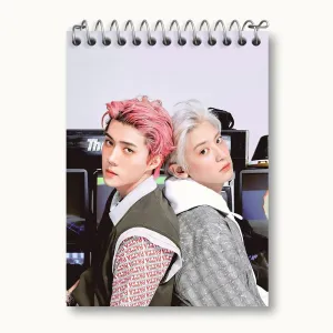 دفتر یادداشت چانیول و سهون گروه اکسو EXO