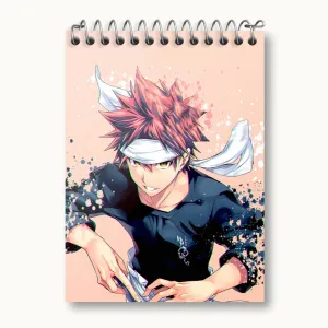 دفتر یادداشت سوما انیمه جنگ غذاها Food Wars