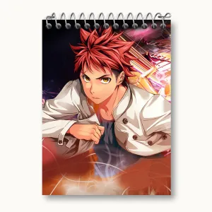 دفتر یادداشت سوما انیمه جنگ غذاها Food Wars