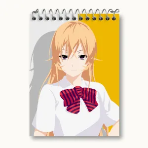 دفتر یادداشت ارینا انیمه جنگ غذاها Food Wars