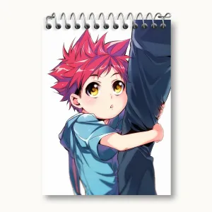 دفتر یادداشت سوما انیمه جنگ غذاها Food Wars