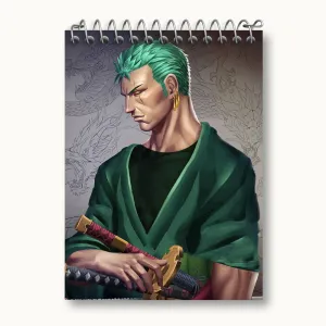 دفتر یادداشت زورو انیمه وان پیس One Piece