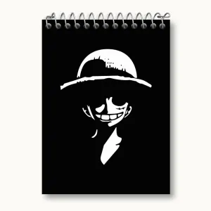 دفتر یادداشت لوفی انیمه وان پیس One Piece