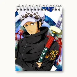 دفتر یادداشت ترافلگر انیمه وان پیس One Piece