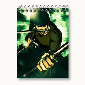 دفتر یادداشت زورو انیمه وان پیس One Piece