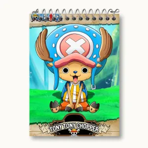 دفتر یادداشت تونی تونی چاپر انیمه وان پیس One Piece