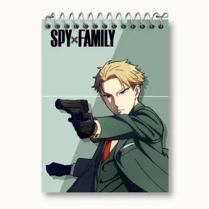 دفتر یادداشت لوید فورجر انیمه اسپای ایکس فمیلی Spy x Family