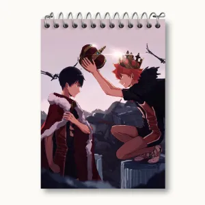 دفتر یادداشت هیناتا و کاگیاما انیمه هایکیو Haikyu