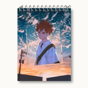 دفتر یادداشت هیناتا انیمه هایکیو Haikyu