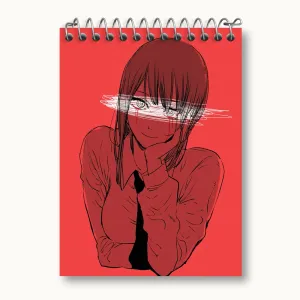 دفتر یادداشت ماکیما انیمه مرد اره ای Chainsaw Man