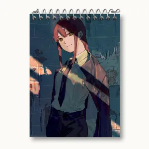 دفتر یادداشت ماکیما انیمه مرد اره ای Chainsaw Man
