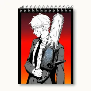 دفتر یادداشت دنجی انیمه مرد اره ای Chainsaw Man