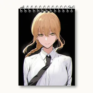 دفتر یادداشت ماکیما انیمه مرد اره ای Chainsaw Man