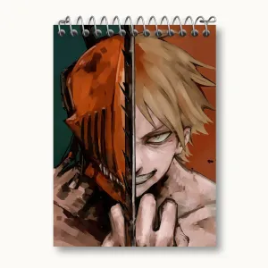 دفتر یادداشت دنجی انیمه مرد اره ای Chainsaw Man