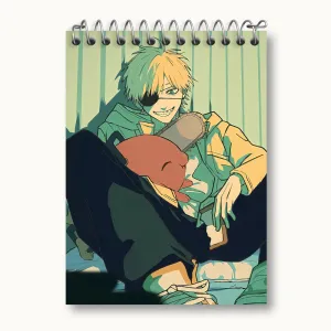 دفتر یادداشت دنجی انیمه مرد اره ای Chainsaw Man