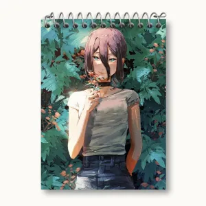 دفتر یادداشت ریزه انیمه مرد اره ای Chainsaw Man