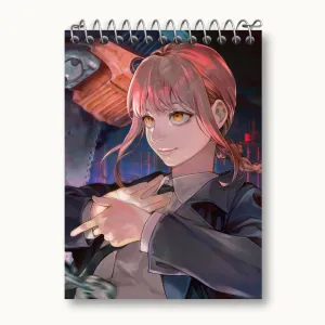 دفتر یادداشت ماکیما انیمه مرد اره ای Chainsaw Man