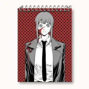 دفتر یادداشت ماکیما انیمه مرد اره ای Chainsaw Man