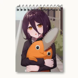 دفتر یادداشت ریزه انیمه مرد اره ای Chainsaw Man