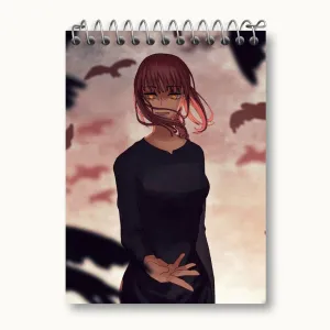 دفتر یادداشت ماکیما انیمه مرد اره ای Chainsaw Man