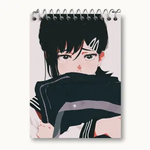 دفتر یادداشت کوبنی انیمه مرد اره ای Chainsaw Man