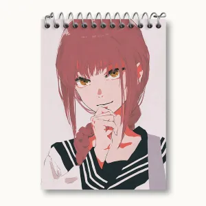 دفتر یادداشت ماکیما انیمه مرد اره ای Chainsaw Man
