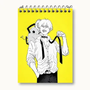 دفتر یادداشت دنجی انیمه مرد اره ای Chainsaw Man