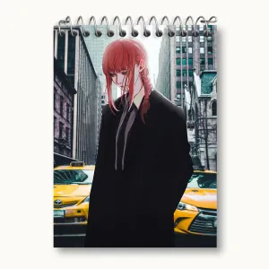 دفتر یادداشت ماکیما انیمه مرد اره ای Chainsaw Man