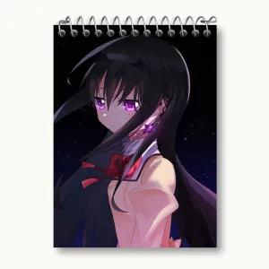 دفتر یادداشت همورا اکامی انیمه مادوکا مجیکا Madoka Magica