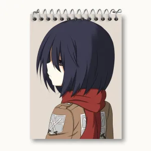 دفتر یادداشت میکاسا اکرمن انیمه اتک آن تایتان Attack on Titan