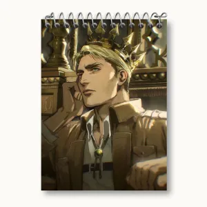 دفتر یادداشت گریس انیمه اتک آن تایتان Attack on Titan