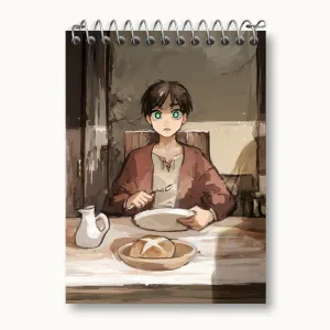 دفتر یادداشت ارن یگر انیمه اتک آن تایتان Attack on Titan