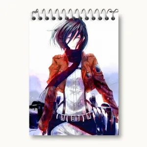 دفتر یادداشت میکاسا اکرمن انیمه اتک آن تایتان Attack on Titan