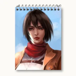 دفتر یادداشت میکاسا اکرمن انیمه اتک آن تایتان Attack on Titan