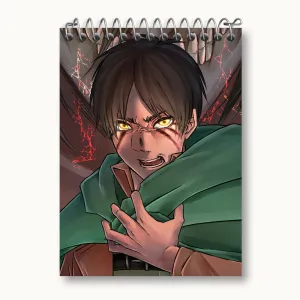 دفتر یادداشت ارن یگر انیمه اتک آن تایتان Attack on Titan