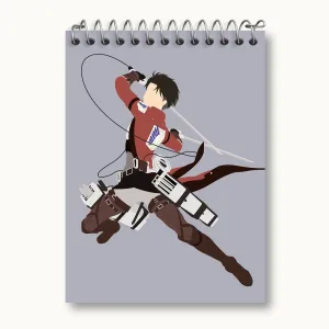 دفتر یادداشت لیوای انیمه اتک آن تایتان Attack on Titan